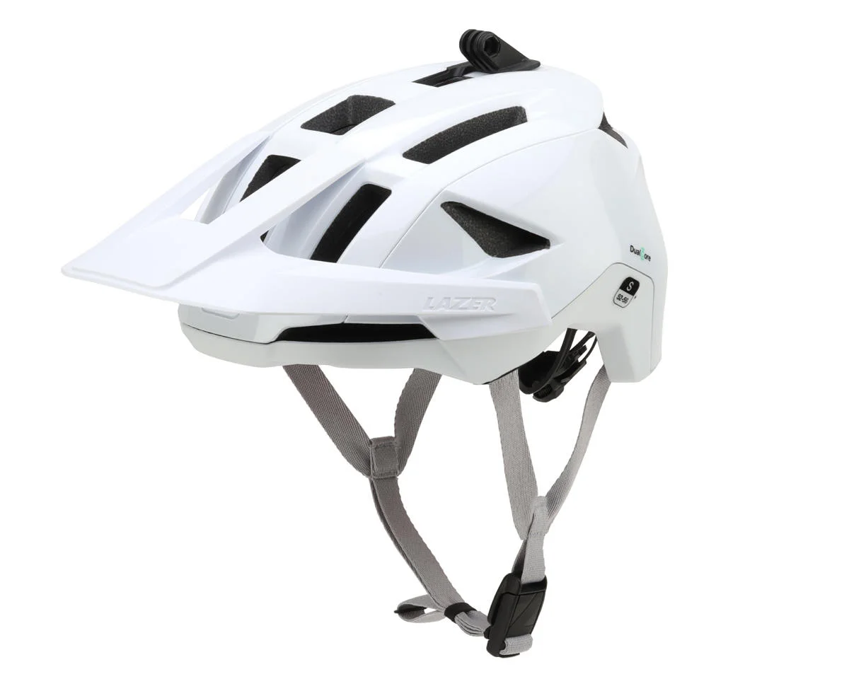 Lazer Impala Kineticore Mountain Helmet (Full White) (M)